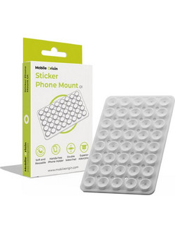 Mobile Origin Sticker Phone Mount O1 MO-SPM-C-WHT Βάση Κινητού με Βεντούζα Λευκή