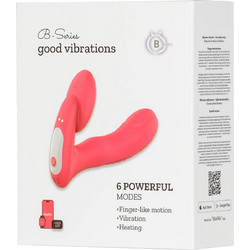 Silicone vibrator 3 speeds - 6 frequencies Finger function - Heating + APP control