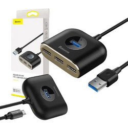 Baseus CAHUB-BY01 USB Hub 3.0 USB-A με 4 Θύρες USB-A