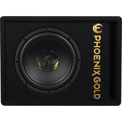 Phoenix Gold Z10AB Αυτοενισχυόμενο Subwoofer Αυτοκινήτου 10" 200W RMS με Κούτα