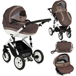 Lorelli Mia Καρότσι Μωρού 3 σε 1 Brown Air