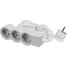 Legrand SurgeArrest 3 Outlets 3m Cable White/Grey