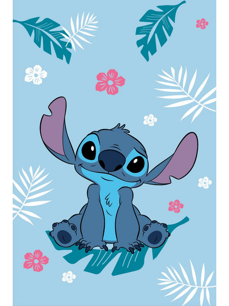 Disney Lilo and Stitch Blue polar blanket 100x150cm