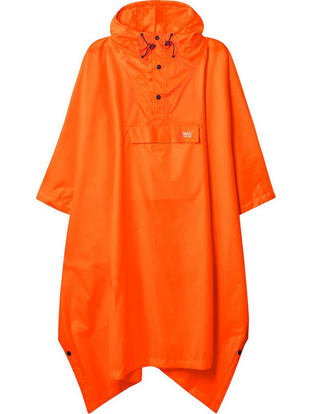 Mac In A Sac Αδιάβροχο Waterproof Packable Poncho Neon Orange One Size