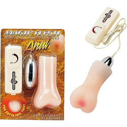 Seven Creations Magic Vibrator Pocket Anal & Sleeve Αυνανιστήρι με Δόνηση Flesh