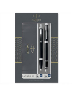 Parker IM Duo Black FP+BP Σετ Στυλό Διαρκείας 2τμχ 1158.9022.11