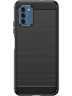 Carbon Case silicone case for Nokia C300 - black
