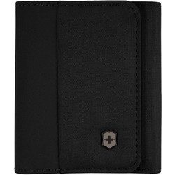 Travel Essentials Tri-Fold Wallet Black