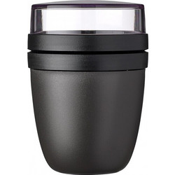 Mepal Lunchpot Ellipse Δοχείο Φαγητού Πλαστικό 500ml+200ml Μαύρο