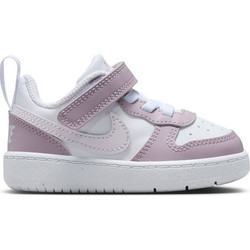 Nike Court Borough Παιδικά Sneakers Λευκά Ροζ DV5458-134