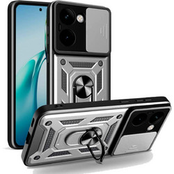 Bodycell Armor Slide Θήκη Silver (Realme P3 Ultra 5G)