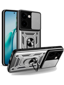 Bodycell Armor Slide Θήκη Silver (Realme P3 Ultra 5G)