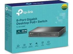 TP-Link TL-SG1008P V7 Unmanaged L2 Switch με 8 Θύρες Ethernet 1Gbps