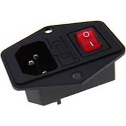 AC CONNECTOR ΑΡΣΕΝΙΚΟ ΣΑΣΙ ΒΙΔΩΤΟ 4P ΜΕ ΑΣΦΑΛΕΙΟΘΗΚΗ ΚΑΙ ΦΩΤΙΖΟΜΕΝΟ ΔΙΑΚΟΠΤΗ RL10 YNX/DIE (ΣΕΤ ΜΕ 5)