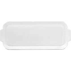 Πιατέλα Ορθογώνια Πορσελάνη White Diamant Infini Haviland (39x15.5 cm)