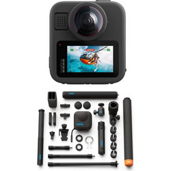 GoPro Max 2 & Accessories Action Camera 8K 360° Υποβρύχια με WiFi και Οθόνη 1.82" Μαύρη