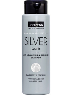 Lorvenn Pure Silver Anti-Yellowing & Radiance Σαμπουάν για Προστασία Χρώματος για Βαμμένα Μαλλιά 1lt