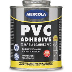 Παχύρρευστη Κόλλα για Σωλήνες PVC 250ml Γκρι Mercola PVC ADHESIVE 01877