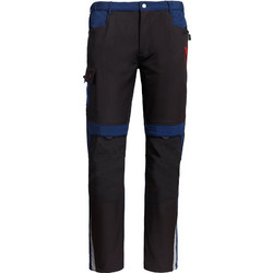 Ελαστικό Παντελόνι Εργασίας Μαύρο Μπλε - Prisma Softshell Stretch 2.0 Black Dark Blue Pants