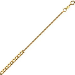 Αλυσίδα Λαιμού KKR030G-14 Gourmet Χρυσή 14ct 50cm