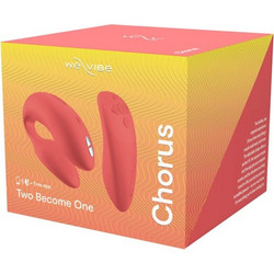 We-Vibe Chorus Διπλός Δονητής για Ζευγάρια με Τηλεχειριστήριο 7.8cm Πορτοκαλί
