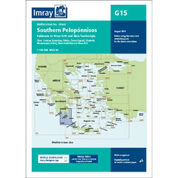 Νότια Πελοπόννησος - G15 Ναυτικός Χάρτης Imray