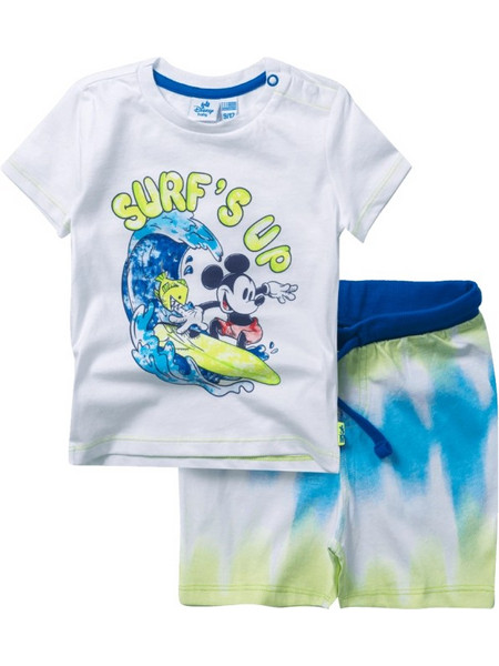 Βρεφικό σετ Disney για αγόρια Surf up άσπρο