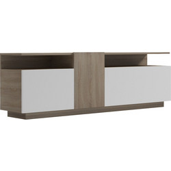 Μπουφές Vendora pakoworld σε sonoma-λευκή απόχρωση 150x29.5x46.3εκ WHITE - SONOMA 15MM MELANMINE BOARD
