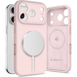 Θήκη Tech Protect iPhone 17 Pro Max Silicone MagSafe - Pink Pearl