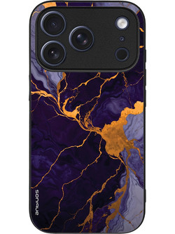 Sonique Marble Series Θήκη iPhone 17 Pro Purple