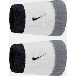 NIKE SWOOSH CLASSIC DOUBLEWIDE WRISTBANDS 2PACK ΑΣΠΡΟ