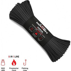 Tac Maven Gordian 550 Paracord 50ft - Black