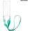 Sonique Armor Clear Θήκη Σιλικόνης με Strap Oppo A98 5G Light Blue