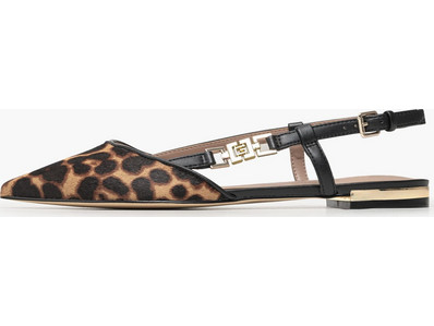 Guess Franiely Γυναικεία Γόβα & Peeptoe Χαμηλή Leopard