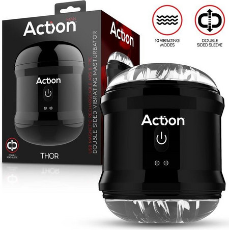 Thor Double Sided Vibrating Masturbator
