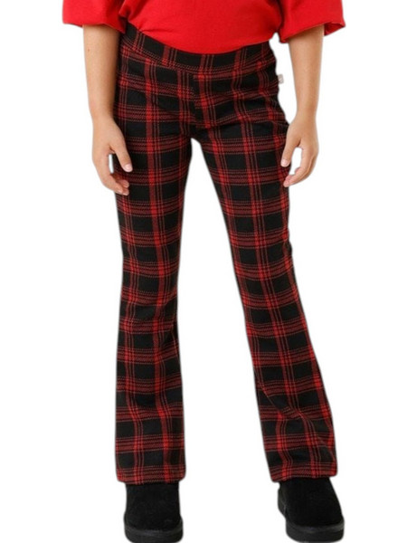 Κολάν Mexx Checked Flared Pants TU1302026G-RED Κορίτσι