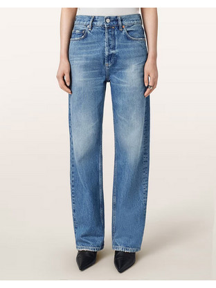 AllSaints Brooklyn Γυναικείο Τζιν Παντελόνι Μπλε W027ED-INDIGO BLUE