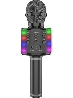 Wster WS-858 Ασύρματο Μικρόφωνο Καραόκε Μαύρο