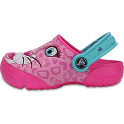 Crocs Crocs Fun Lab Clogs Παιδικά Παπούτσια Θαλάσσης για Κορίτσι Φούξια 204119-92R