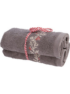 ΧΡΙΣΤΟΥΓΕΝΝΙΑΤΙΚΕΣ ΠΕΤΣΕΤΕΣ ΣΕΤ 2ΤΜΧ CHRISTMAS HOPE SILVER NEF-NEF HOMEWARE