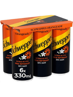 Schweppes Πορτοκαλάδα 6x330ml