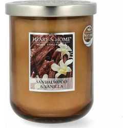 Heart and Home - Heart and Home Κερί Μεγάλο Σανταλόξυλο και Βανίλια 320g (276950312)