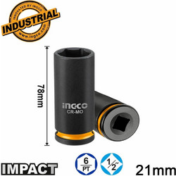 Καρυδάκι Ιngco Μακρύ Impact-Αέρος 1/2" 21mm HDIS12212L