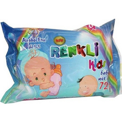 Renkli μωρομάντηλα παιδικό 72τεμ