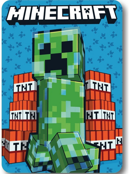 Minecraft TNT fleece blanket 100x140cm