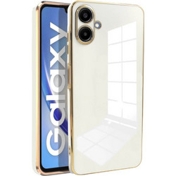 Bodycell Gold Plated Silicon Θήκη White (Samsung Galaxy A06)