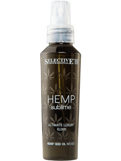 Selective Professional Hemp Sublime Ultimate Luxury Elixir Ξηρό Λάδι Μαλλιών για Επανόρθωση & Ψαλίδα 100ml