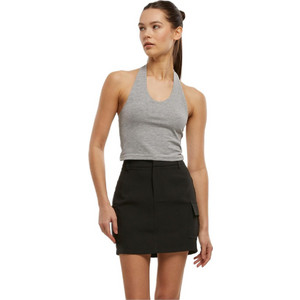 Γυναικείο Τοπ Basic Neckholder TB7533 Urban Classics Heathergrey