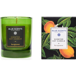 Blue Scents Scented Soy Candle Bergamot Αρωματικό Κερί Σόγιας 135gr