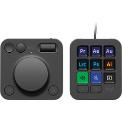 Logitech MX Creative Console - Customizable Dial and Keypad Graphite